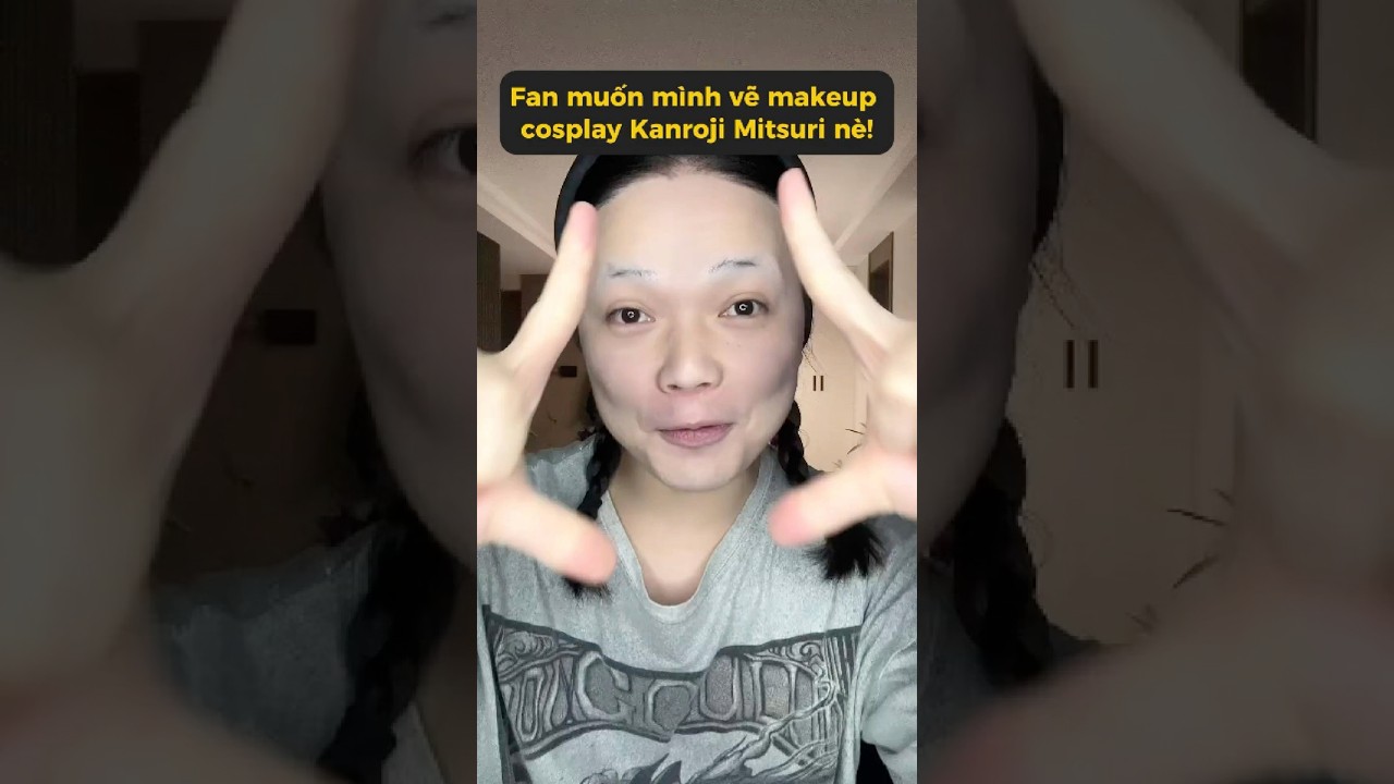 Hôm nay là makeup cosplay Kanroji Mitsuri đây！#meowcosplay #shorts