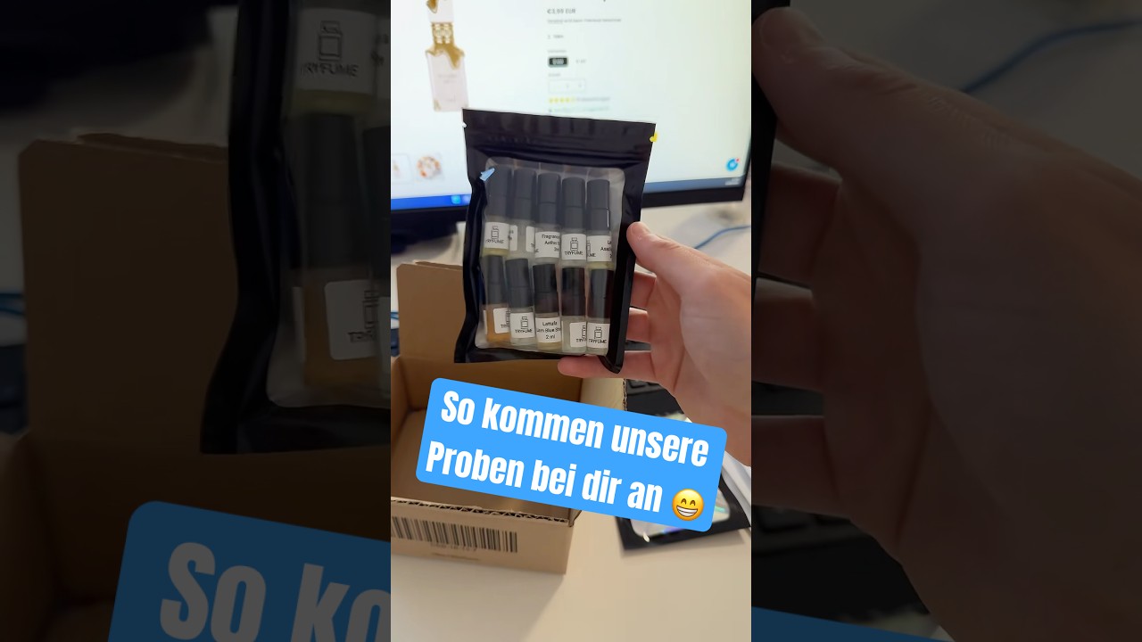 So kommen deine TRYFUME-Proben sicher & schnell zu dir 📦✨ 