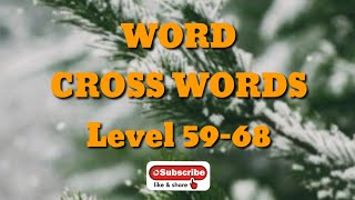 WORD CROSSWORDS LEVEL 59-68|GAMES|Analyn Talosa Vlog
