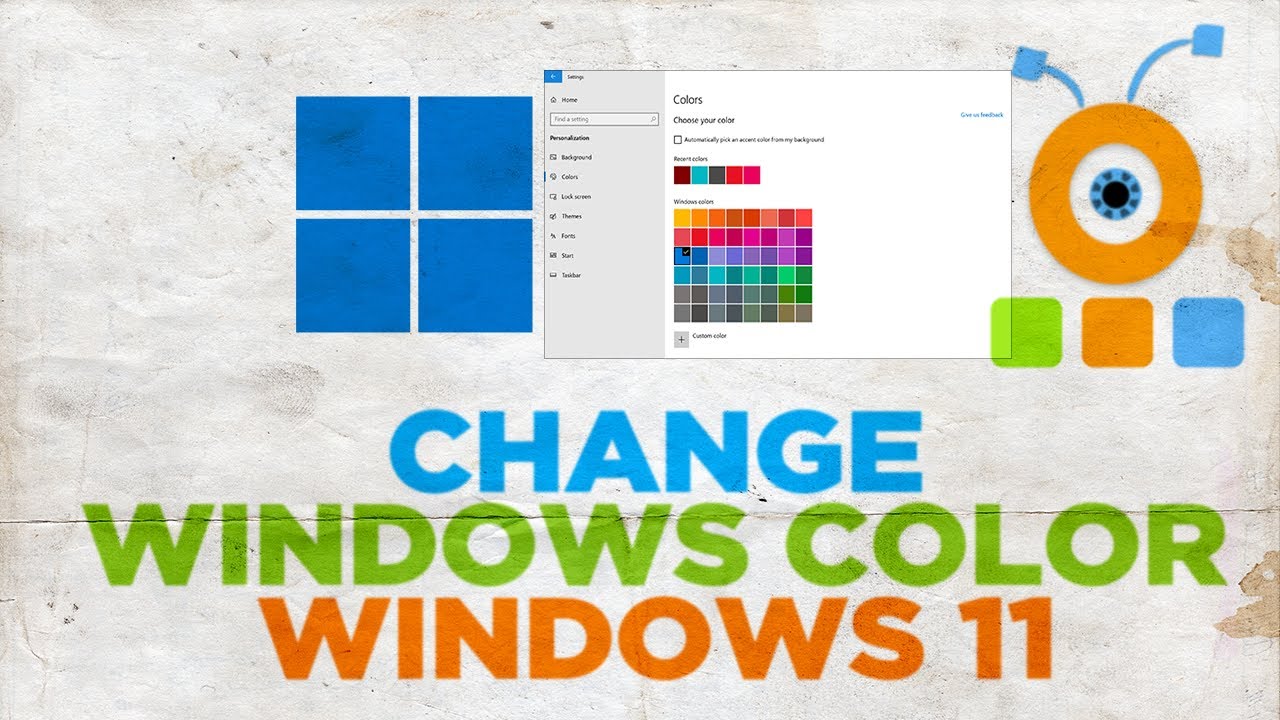 How To Change Windows Desktop Background Color In Windows 11 YouTube