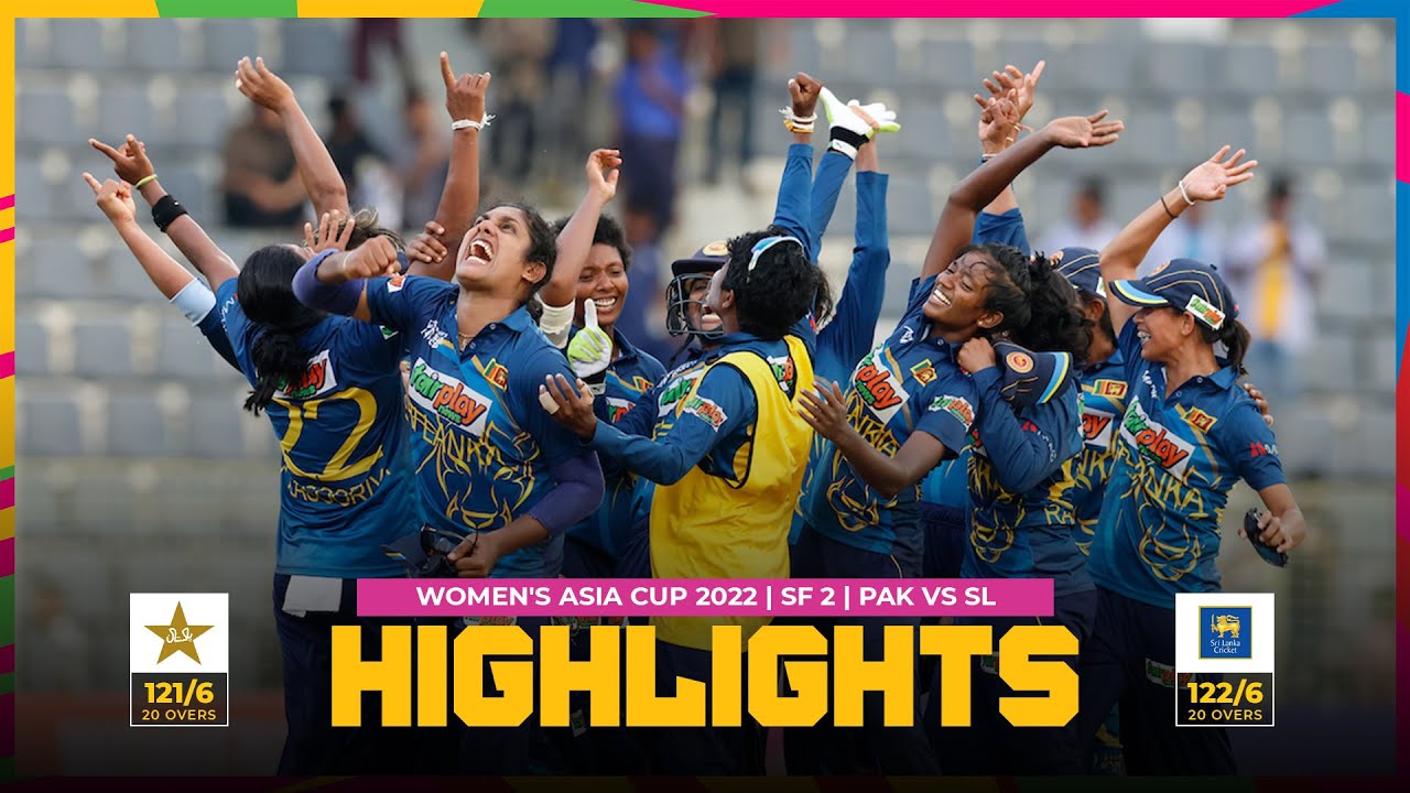 ACC | Women's Asia Cup 2022 | Semi-Final 2 | Pakistan vs Sri Lanka