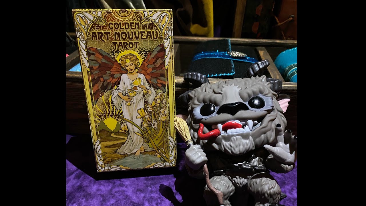 Golden Art Nouveau Tarot and a special appearance from Krampus!