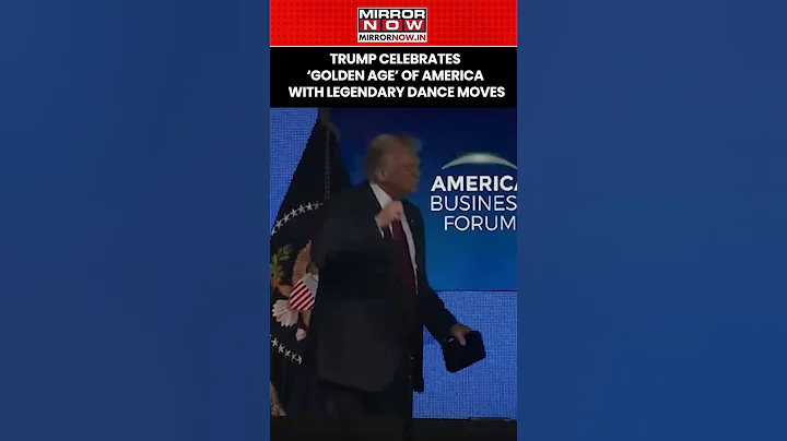 Trump Breaks Into Signature Dance Moves to Celebrate ‘Golden Age’ of America #shorts #trump