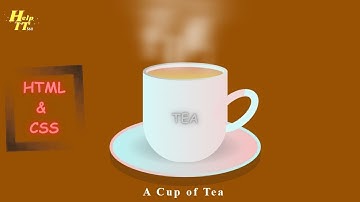 Animated A Cup of Tea Effect Using Html and CSS or CSS Animation Effects
