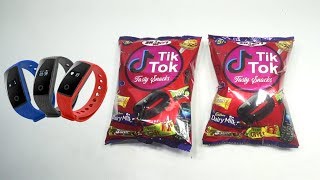 Omg Got Fitness Band Inside Tik Tok Snacks as Gift
