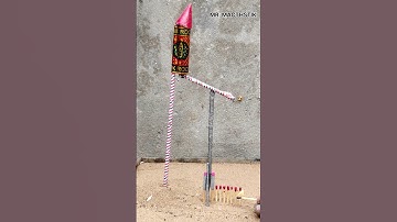 Macthstik Amazing experiment 🧨🔥 Diwali crackers testing 🧨#shorts #shortvideo #fireworks #crackers
