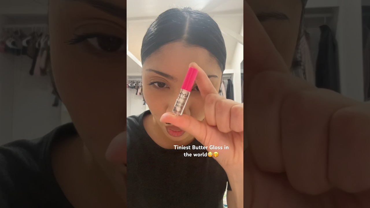 Teeny tiny Nyx butter gloss🥰🤍