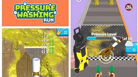Pressure Washing Run • All Levels Walkthrough Gameplay Android, iOS