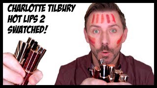 Charlotte Tilbury Hot Lips 2 All Swatches