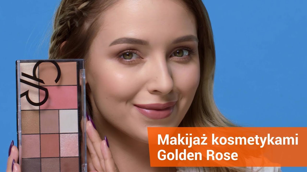 Makijaż kosmetykami Golden Rose
