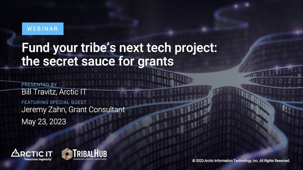 Fund your tribe's next tech project: the secret sauce for grants - YouTube