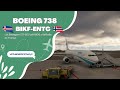 URODZINOWY LIVE - Boeing 738 od PMDG | Keflavik - Tromso