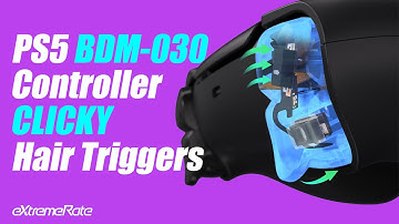 How to Install PS5 030 Controller Clicky Hair Triggers Kit - eXtremeRate