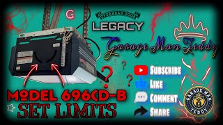 This is How To adjust limits on Overhead Door Legacy 696CDB garage chain drive opener  DIY