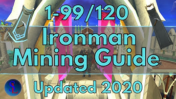 Runescape 3 Ironman 1-99/120 Mining Guide Updated 2020 Rework