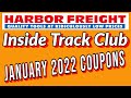 Harbor Freight Inside Track Club Coupons January 2022