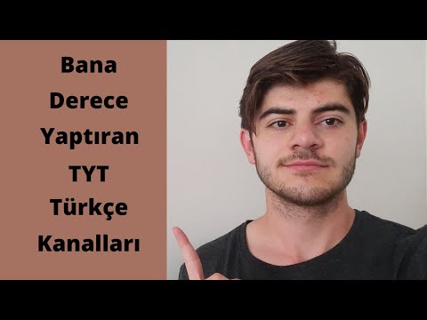 Bana Derece Yaptıran TYT Türkçe Kanal Önerileri!!