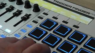 M-Audio Trigger Finger Pro USB Pad midi controller Ploytec PL2  Zoom RFX-2000 | Ambient Electronic