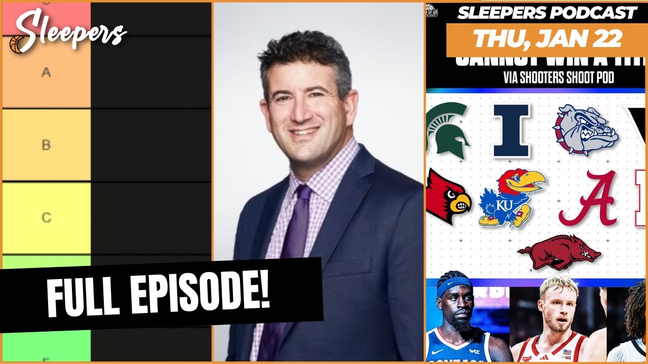Definitely NOT champions, a new tiermaker, and some new Andy Katz | Sleepers Pod 1-22-26