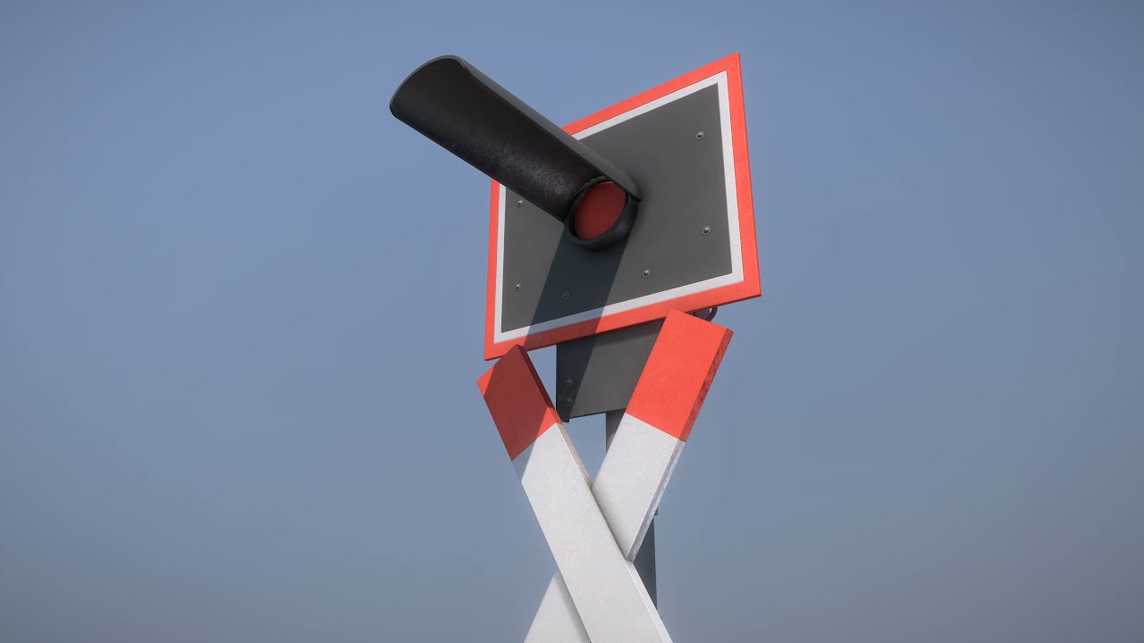 Andreaskreuz Version 1 Low-Poly - Perspective 1 (4K)