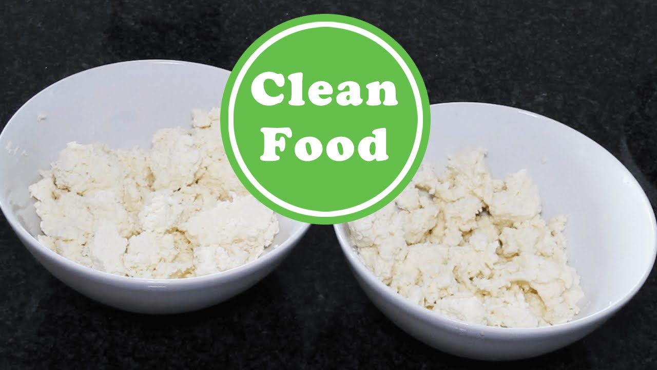 Ricotta in wenigen Minuten selbst machen | nur 2 Zutaten | Clean Eating ...