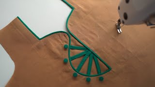 Stylish Piping Neck Design Cutting And Stiching Selai Tutorial