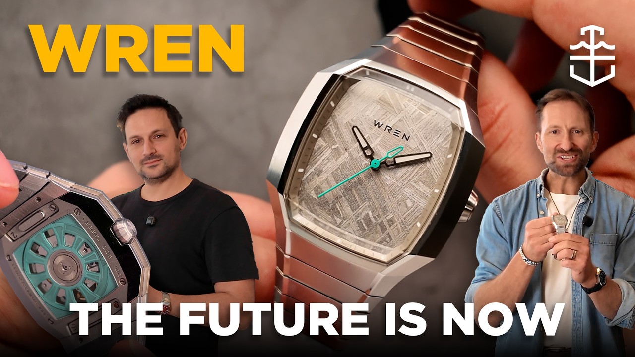 New Wren Vessel: The brand's first integrated bracelet watch | Hands On Review - YouTube - Time+Tide Watches