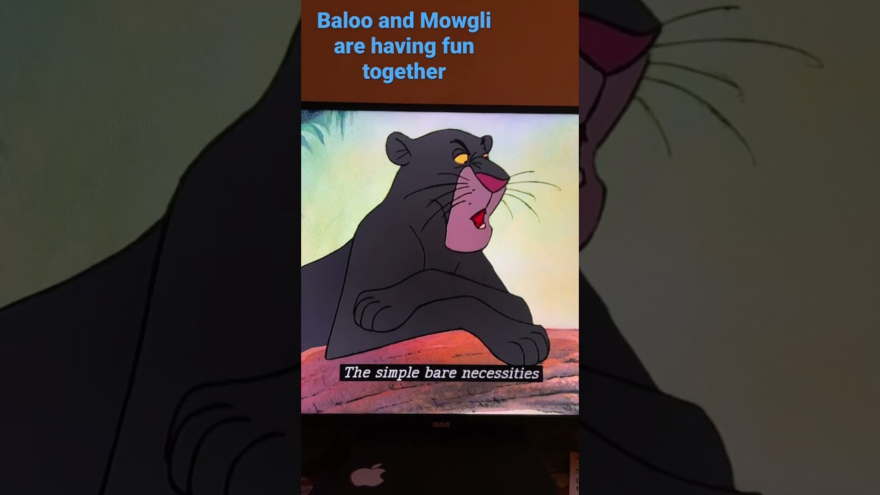 Baloo and Mowgli had bonded when they first met