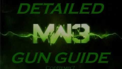UMP45 In Depth MW3 Gun Weapon Guide UMP