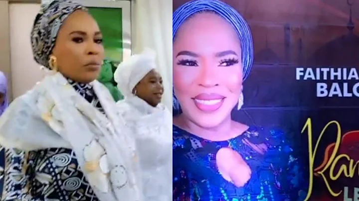 SEE MOMENT VETERAN NOLLYWOOD STAR IYA AWERO STORM FAITHIA BALOGUN RAMADAN LECTURE