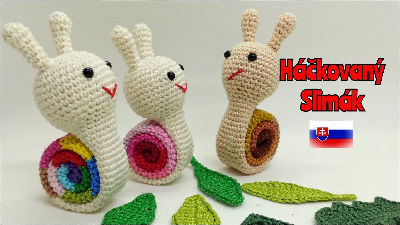 Háčkovaný slimák - jednoducho a rýchlo
