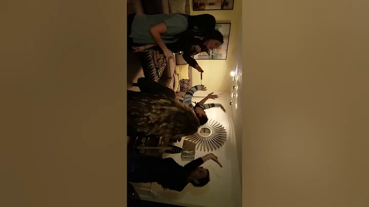 Girls trying to sing
