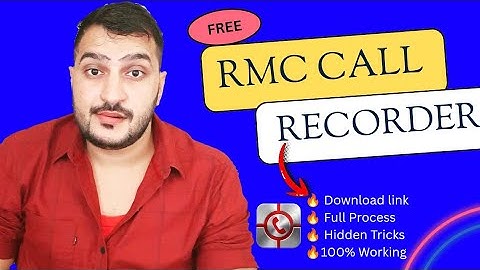 RMC Hidden Call Recorder | How to record calls without being detected 🔥 | Secret Call Recording App