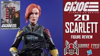 GI Joe Classified Series 20 SCARLETT Snake Eyes Origins Movie Figure Review