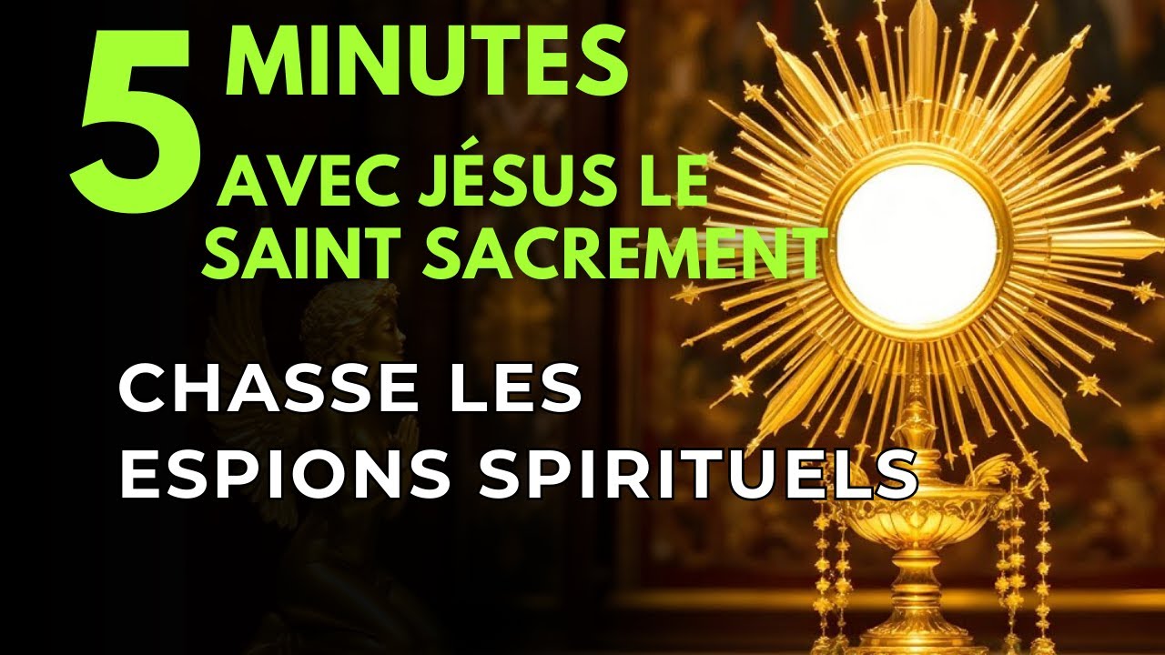 Cinq Minutes avec Jésus au Saint Sacrement   Quand tu te Sens Surveillé ou Tourmenté Spirituellement