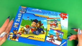 PAW Patrol 3 Puzzles in a BOX 49 pieces each we Unbox & Collect screenshot 5