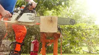 Redfin Nitro Stihl MS661 running on pump gas!!