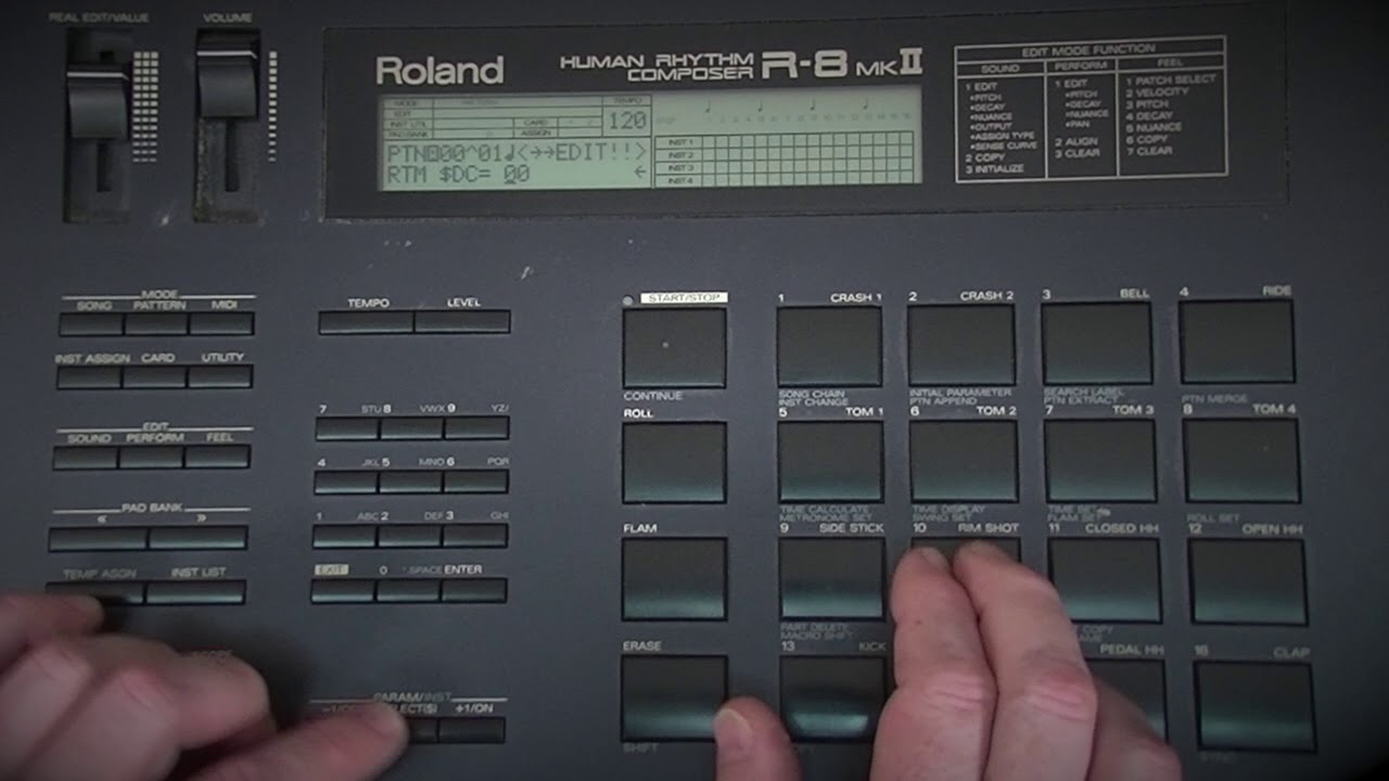 Roland R-8 Human Rhythm Composer demo/parody of Judas Priest's