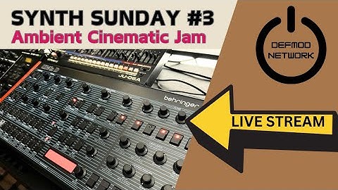 Ambient Cinematic Jam - Behringer UB-XA, Roland JU-0gA, Sonicware Liven Ambient Ø