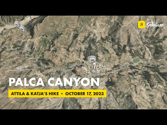 Bolivia, La Paz: Hiking through the Palca Canyon, GPS Track