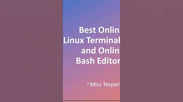 Best Online Linux Terminals And Bash Editors 