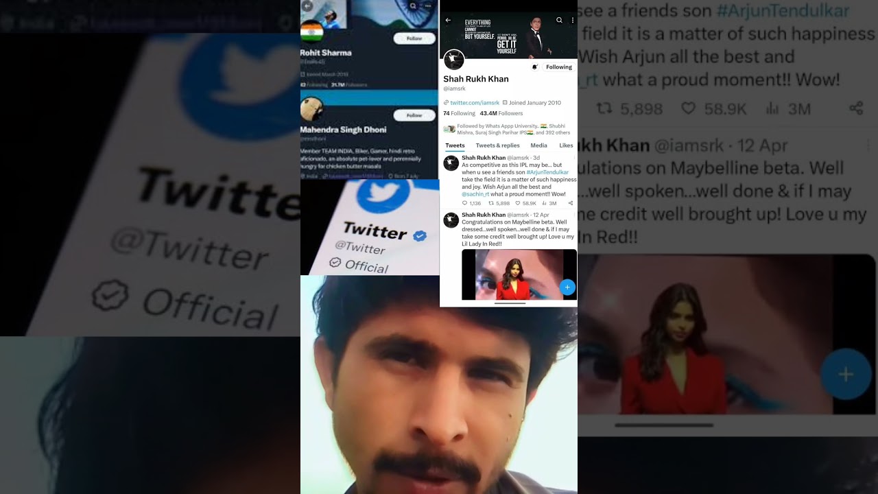 Twitter remove the Blue tick | shah rukh Khan Twitter account 