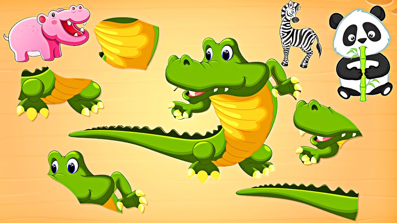 Puzzle Education with Animal Friends - Learn Animal Names for Preschool Kids | Android Gameplay