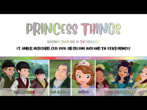 PRINCESS THINGS | COLOR CODED LYRICS |✨WONDERLYRICS LAND✨ |