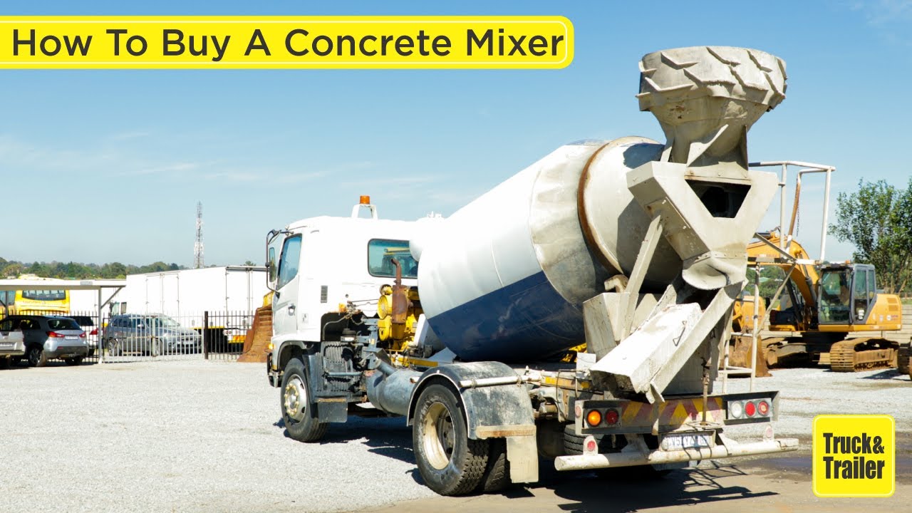 How to buy a used concrete mixer truck