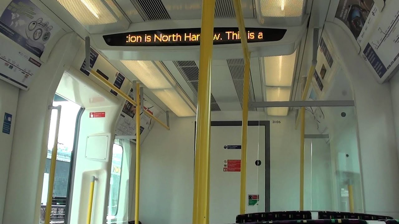 (HD) On board a Metropolitan Line S Stock train at Pinner bound for