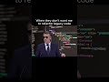 When they don't want me to refactor legacy code