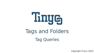 Tags and Folders: Tag Queries
