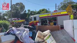 Flood recovery work Strike Team November Phil Eberly Taree 26 March 21