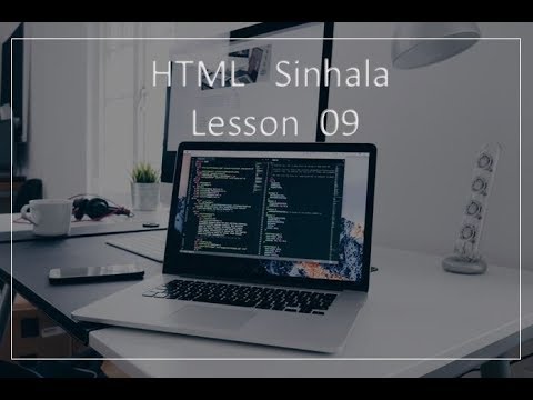 HTML Sinhala  Tutorial for Beginners - 9 - One-line text box